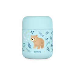 Miniland Bear Mini Termo Comida Bebé 280ml | Isolamento 12h | Tamanho Compacto