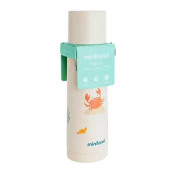 Miniland Crabsy Garrafa Térmica 500ml | Mantém Temperatura 24h | À Prova de Fugas
