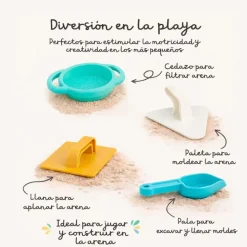 Miniland ECO Set Areia Construção 4 Peças 18-72Meses | Plástico Reciclado