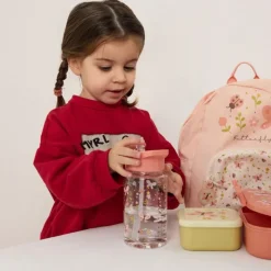 Miniland Garrafa Criança Butterfly Tritan 450ml | Com Palhinha e Espaço para Nome