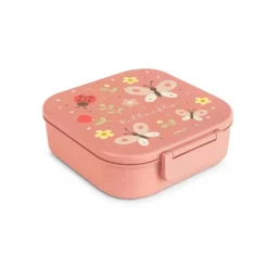 Miniland LunchBox Lancheira Butterfly com Divisórias | BPA free, resistente e ideal para refeições na escola ou passeios