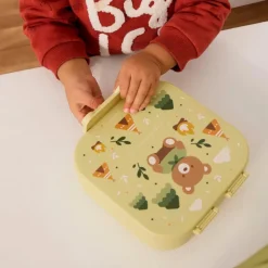 Miniland LunchBox Lancheira Explorer com Divisórias | BPA free, resistente e ideal para refeições na escola ou passeios