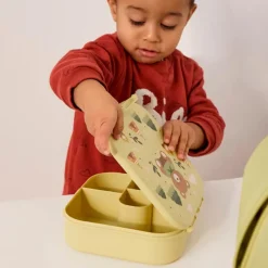 Miniland LunchBox Lancheira Explorer com Divisórias | BPA free, resistente e ideal para refeições na escola ou passeios