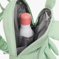 Miniland Mochila Infantil Ecothermibag Kid Frog | Mochila Sapo Térmica com Bolso para Garrafa
