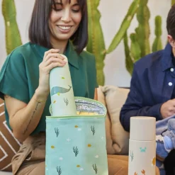 Miniland Ocean Saco Térmico 500ml com Duas Divisórias | Proteção Dupla e Isolamento Extra