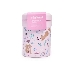 Miniland Squirrel Termo para Comida Bebé 500ml |2 Recipientes | Aquecimento Direto