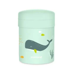 Miniland Whaley Food Thermy Conjunto Termos Sólidos 700ml | 2 Recipientes | Livre BPA