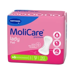 MoliCare Lady Pad 2 Drops – 12 Pensos Discretos Incontinência Feminina