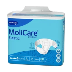 Molicare Premium Elastic Fraldas L (6 Gotas) 30 Unidades