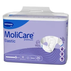 Molicare Premium Elastic Fraldas M (8 Gotas) 26 Unidades
