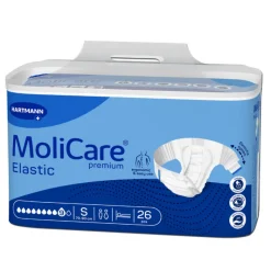 Molicare Premium Elastic Fraldas S (9 Gotas) 26 Unidades