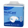 Molicare Premium Elastic Fraldas XL (9 Gotas) 14 Unidades