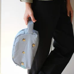 Molis&Co Necessaire de Viagem Colima 17x28cm | Organizador para Mala de Bebé | Estampado Limões