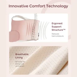 Momcozy Cinta de Maternidade Oster Pink Tamanho XL | Suporte Gravidez