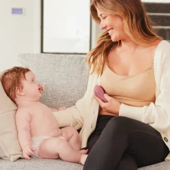 Momcozy Massajador Lactação Rosa 3 em 1 - Alívio Dor, Estimulação Leite | Portátil