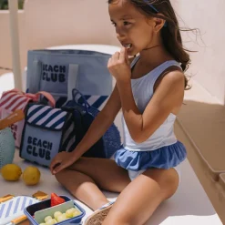 Monnëka Bolsa Térmica Stripes Blues & Beyond | Lancheira Infantil
