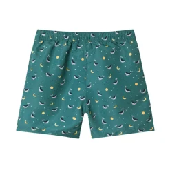 Monnëka Calções de Banho Whale Teal +4 Anos | UPF50+ | Secagem Rápida