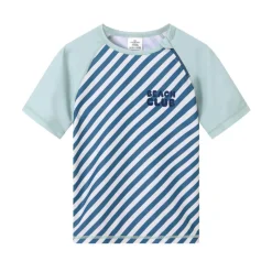 Monnëka Camiseta de Proteção Solar Blues & Beyond 1-2A | UPF50+ | Oeko-Tex