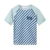 Monnëka Camiseta de Proteção Solar Blues & Beyond 6-12M | UPF50+ | Oeko-Tex