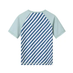 Monnëka Camiseta de Proteção Solar Blues & Beyond 6-12M | UPF50+ | Oeko-Tex