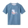 Monnëka Camiseta de Proteção Solar Hippos 4-5Anos | UPF50+ | Oeko-Tex