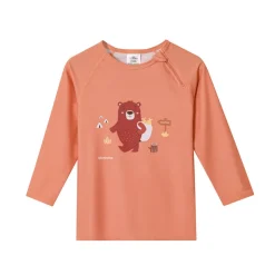 Monnëka Camiseta de Proteção Solar Manga Comprida Camping 2-3Anos | UPF50+ | Oeko-Tex