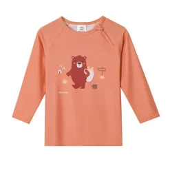 Monnëka Camiseta de Proteção Solar Manga Comprida Camping 4-5 Anos | 50+ Oeko-Tex