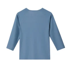 Monnëka Camiseta de Proteção Solar Manga Comprida Hippos 4-5A | UPF50+ | Oeko-Tex