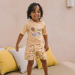 Monnëka Camiseta de Proteção Solar Wild Animals 2-3A UPF50+ | Oeko-Tex