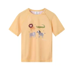 Monnëka Camiseta de Proteção Solar Wild Animals 4-5A UPF50+ | Oeko-Tex