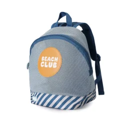 Monnëka Mochila Anti-Areia Stripes Blues & Beyond 30cm | Impermeável | 3 a 10 Anos