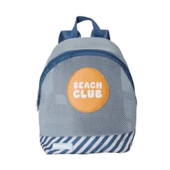 Monnëka Mochila Anti-Areia Stripes Blues & Beyond 30cm | Impermeável | 3 a 10 Anos