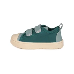 Monnëka Sapatilhas de Lona Infantil Moss T26 | Barefoot Drop Zero | Sola Antiderrapante