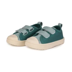 Monnëka Sapatilhas de Lona Infantil Moss T20 | Barefoot Drop Zero | Sola Antiderrapante