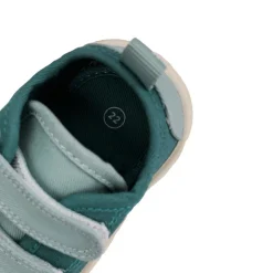Monnëka Sapatilhas de Lona Infantil Moss T23 | Barefoot Drop Zero | Sola Antiderrapante