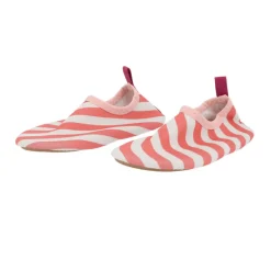 Monnëka Sapatinhos de Praia Stripes Bloom & Blush T20/21 | Proteção UV50+ | Sola Antiderrapante EVA
