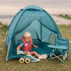 Monnëka Tenda Infantil Hippos | Proteção UPF50+ e Mosquiteiro | 120x120x110cm