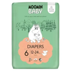 Moomin Baby Fraldas T6 12-24Kg x34