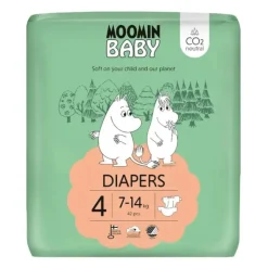 Moomin Baby Fralda T4 7-14kg x42