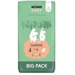Moomin Baby Fralda T4 7-14kg x63