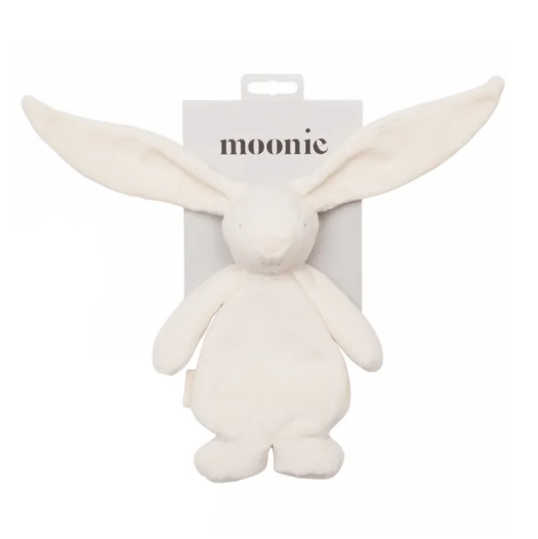 Moonie Peluche Sensorial Coelho Creme 20cm | Estimulação e Conforto Bebé