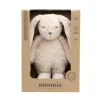 Moonie Peluche Sensorial Coelho Pequeno Bege 22cm | Algodão Orgânico Bebé 0m+