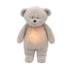 Moonie 2.0 Urso Peluche Sensorial Cinzento 28cm | Ajuda Sono Bebé
