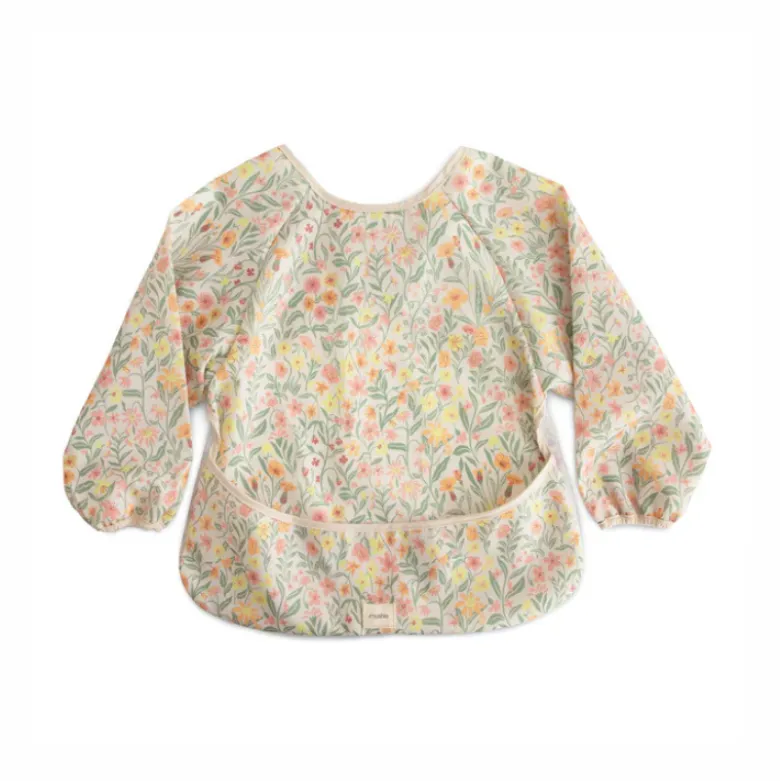 Mushie Babete Manga Comprida Pastel Blooms 6-24M | Resistente à Água