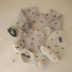 Mushie Babete Manga Comprida Whales 6-24M | Padrão Baleias