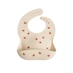 Mushie Babete Silicone Butterflies +6Meses | Ajustável e Fácil de Limpar