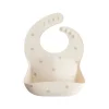 Mushie Babete Silicone +6Meses | Padrão Pretzel - Ajustável e Fácil de Limpar