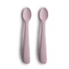 Mushie 2 Colheres de Alimentação Lilás +6 Meses | Silicone Alimentar