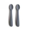 Mushie 2 Colheres Silicone Tradewinds +6M