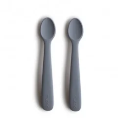 Mushie 2 Colheres Silicone Tradewinds +6M